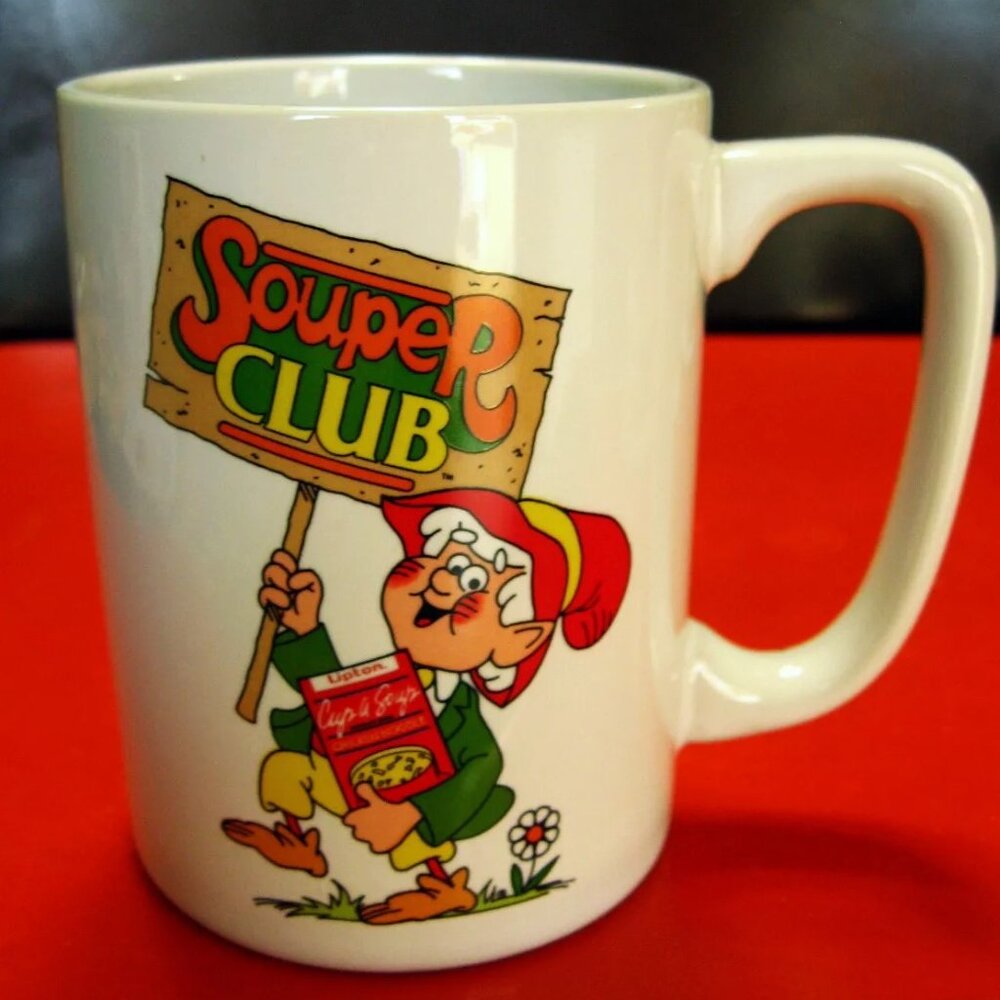 Keebler Elf Lipton Souper Club Cup Personalized with the name Frank on the back